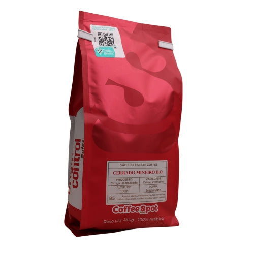 RED - CAFÉ EM GRÃOS 250g - Cacau, Chocolate, Açúcar Mascavo, Mel, Frutas Vermelhas (Morango)